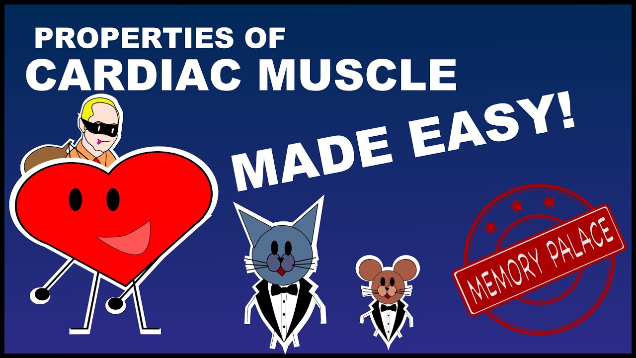 Mnemonic for Properties of CARDIAC MUSCLE