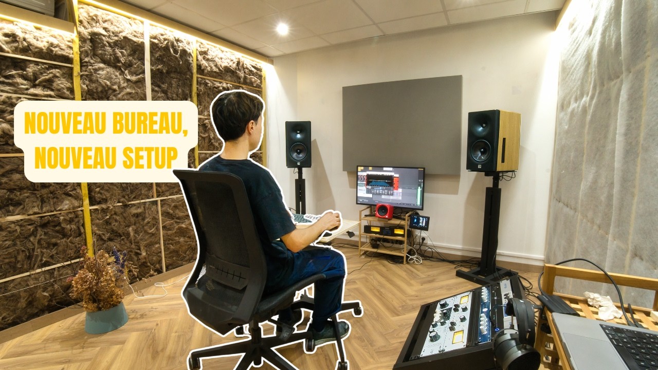 Nouveau Studio Fini à 90% (je peux bosser dedans et ça sonne 🔥) (Construction studio – Partie 4)