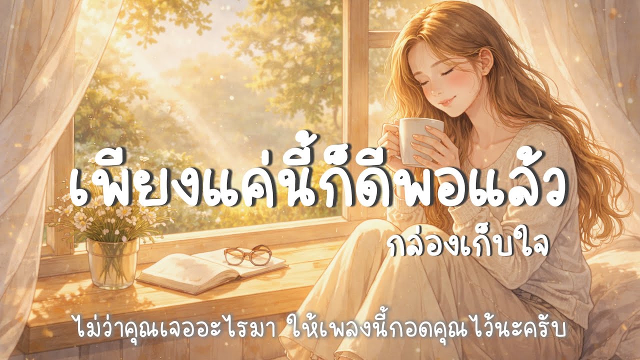เพียงแค่นี้ก็ดีพอแล้ว  | เพลงฮีลใจ ในวันที่เหนื่อยล้า(ฟังแล้วรักตัวเองมากขึ้น)#เพลงฮีลใจ#รักตัวเอง