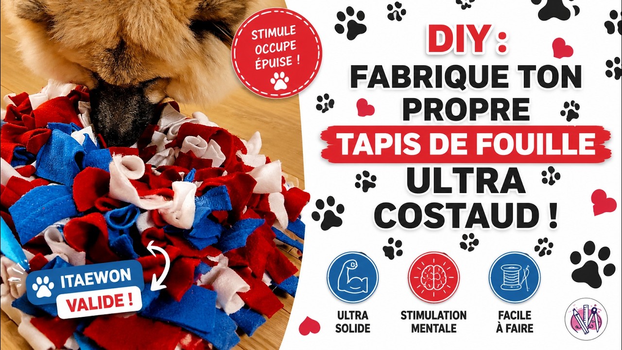 DIY : Fabrique ton propre tapis de fouille ULTRA COSTAUD !