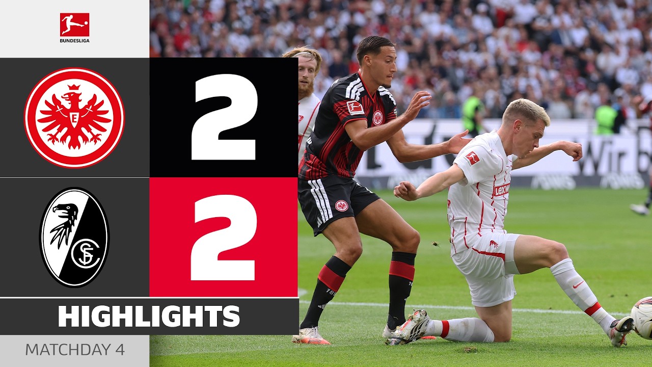 Ebnoutalib Scores Again! | EINTRACHT FRANKFURT - SC FREIBURG | Highlights | Matchday 4 &ndash; Bundesliga