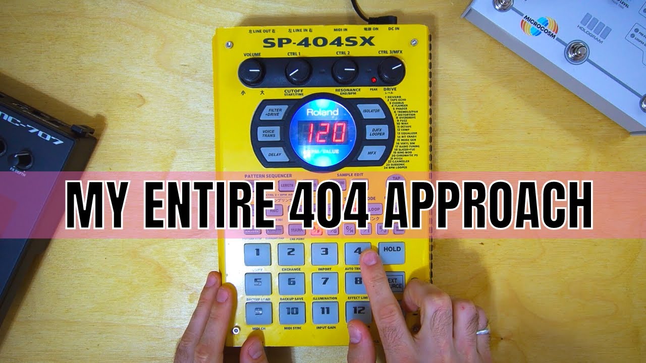 SP-404 Live Set Tips + Techniques // My Entire 404 Approach