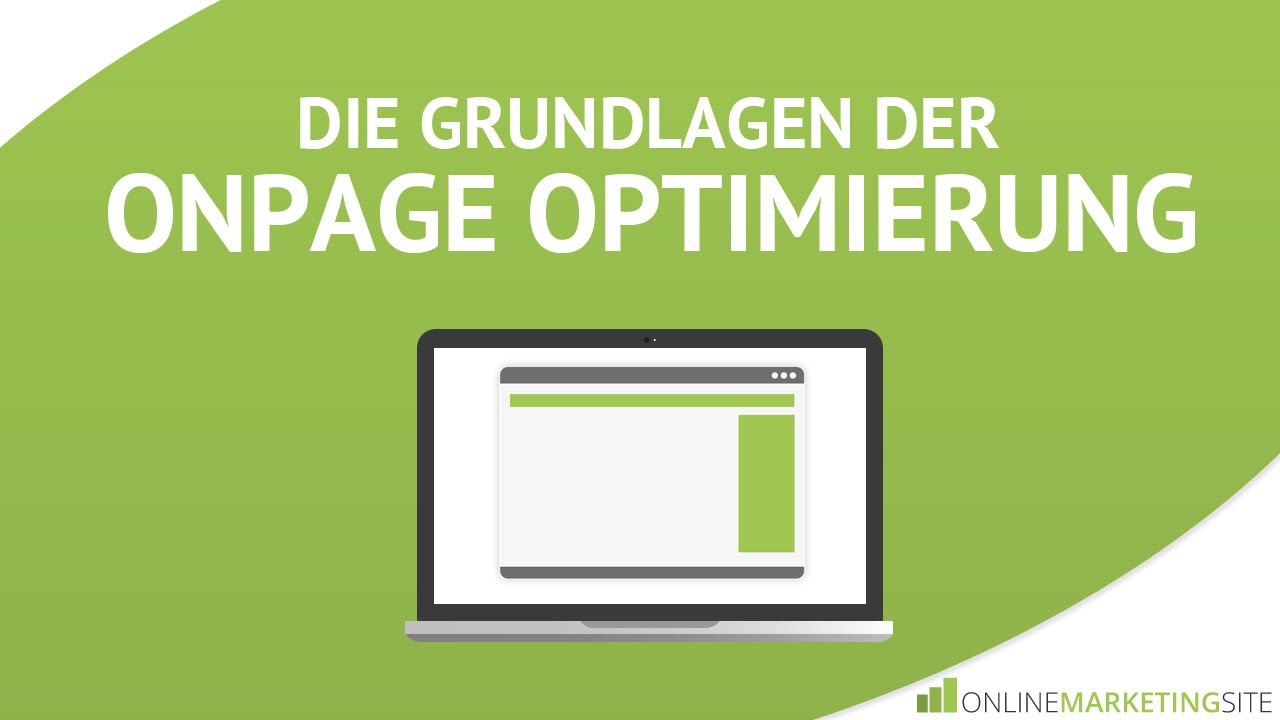 Die Grundlagen der OnPage Optimierung