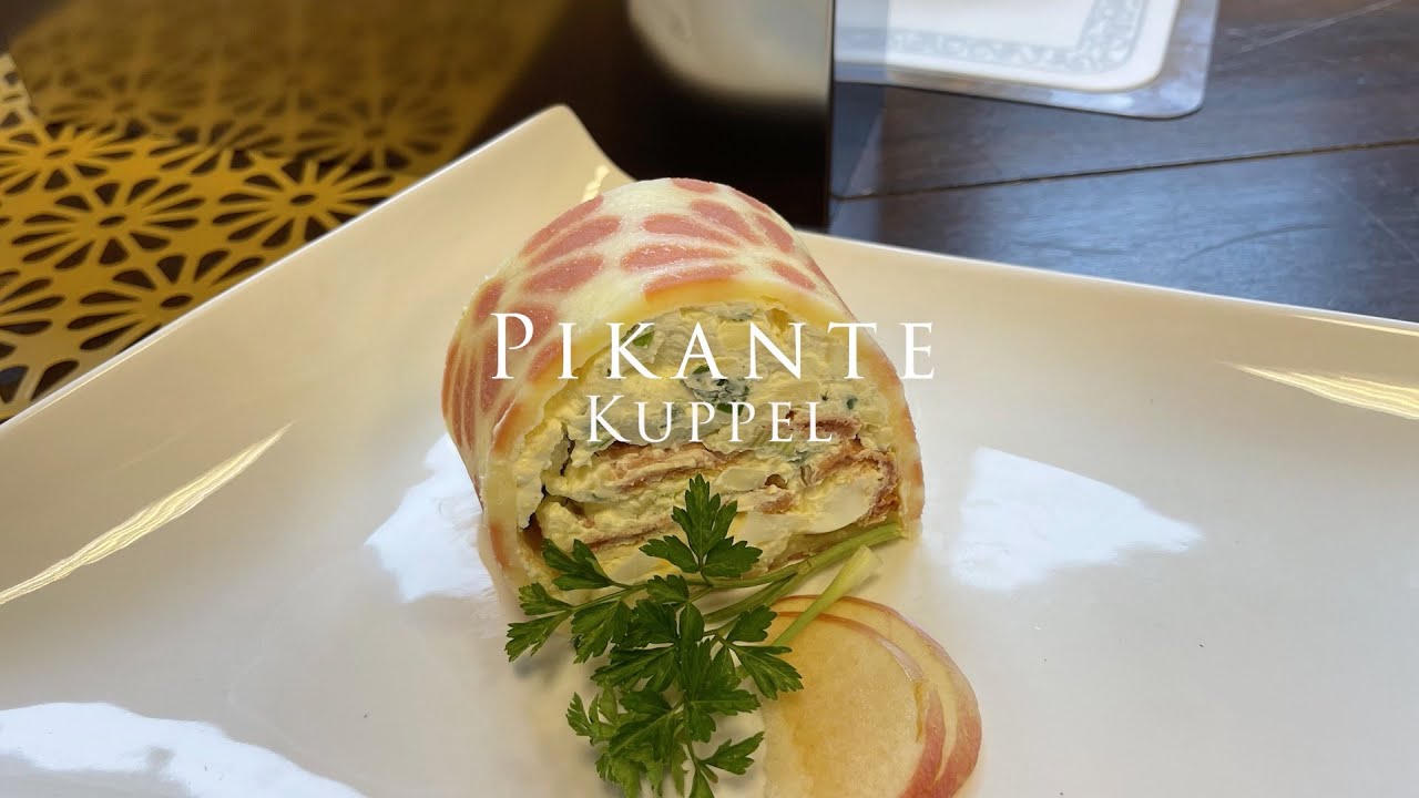 Pikante Käse Brandteig Rolle