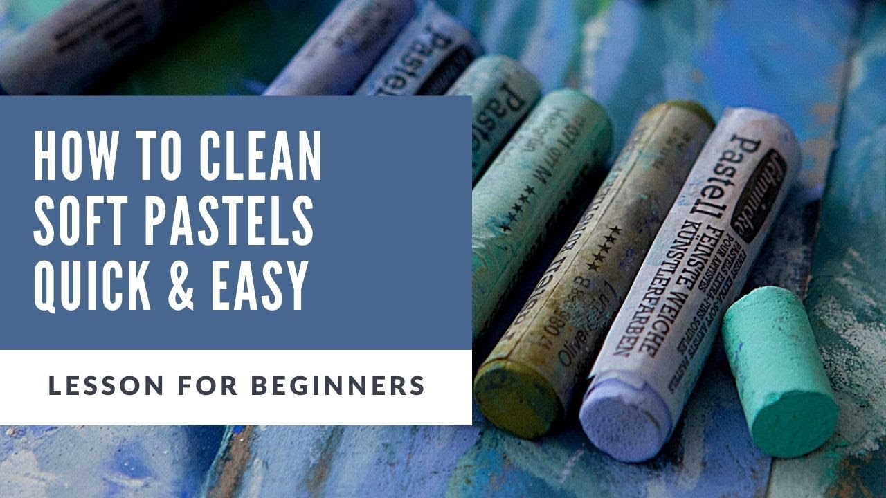 Fast and Easy Way to Clean Soft Pastels - Cleaning Pastels With Rice | Pastel Tips for Beginners