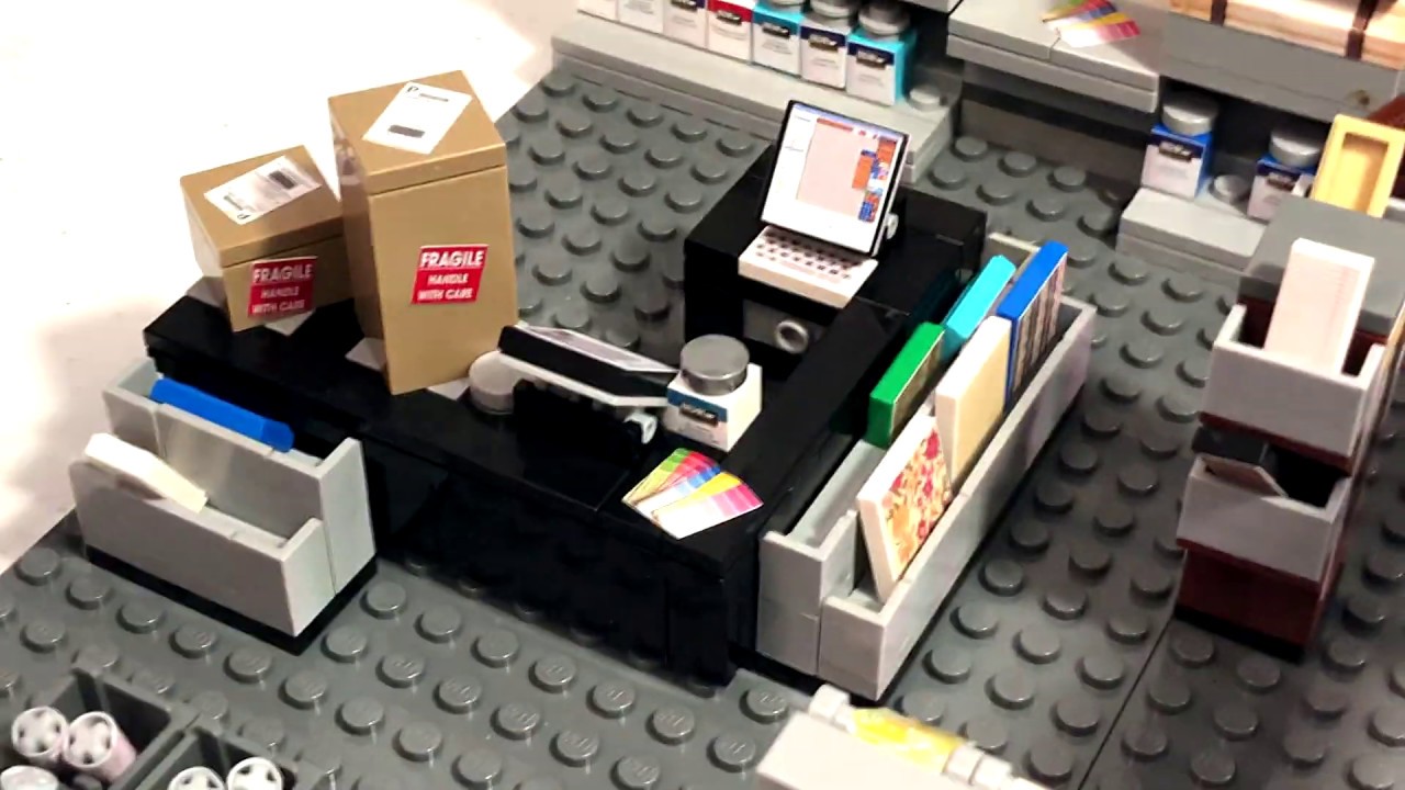 The LEGO PAINT & HARDWARE Store by BRICK ADDICT!