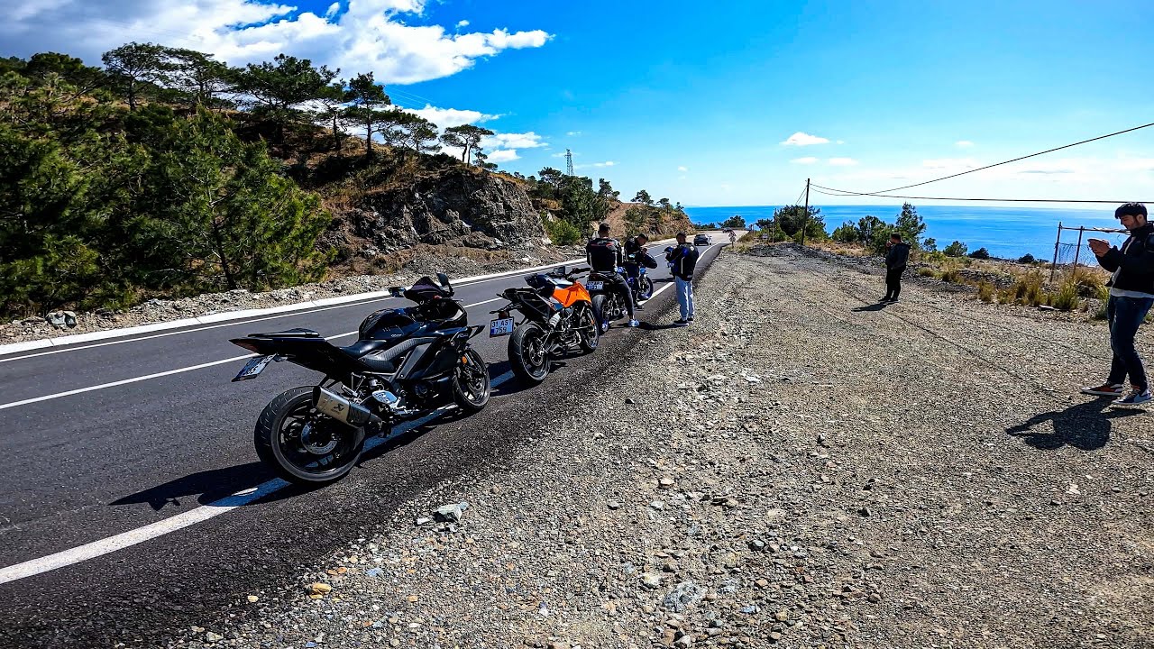 MT-07 ve DUKE250 İLE BERABER VİRAJ YAPTIK // MANZARA EFSOO