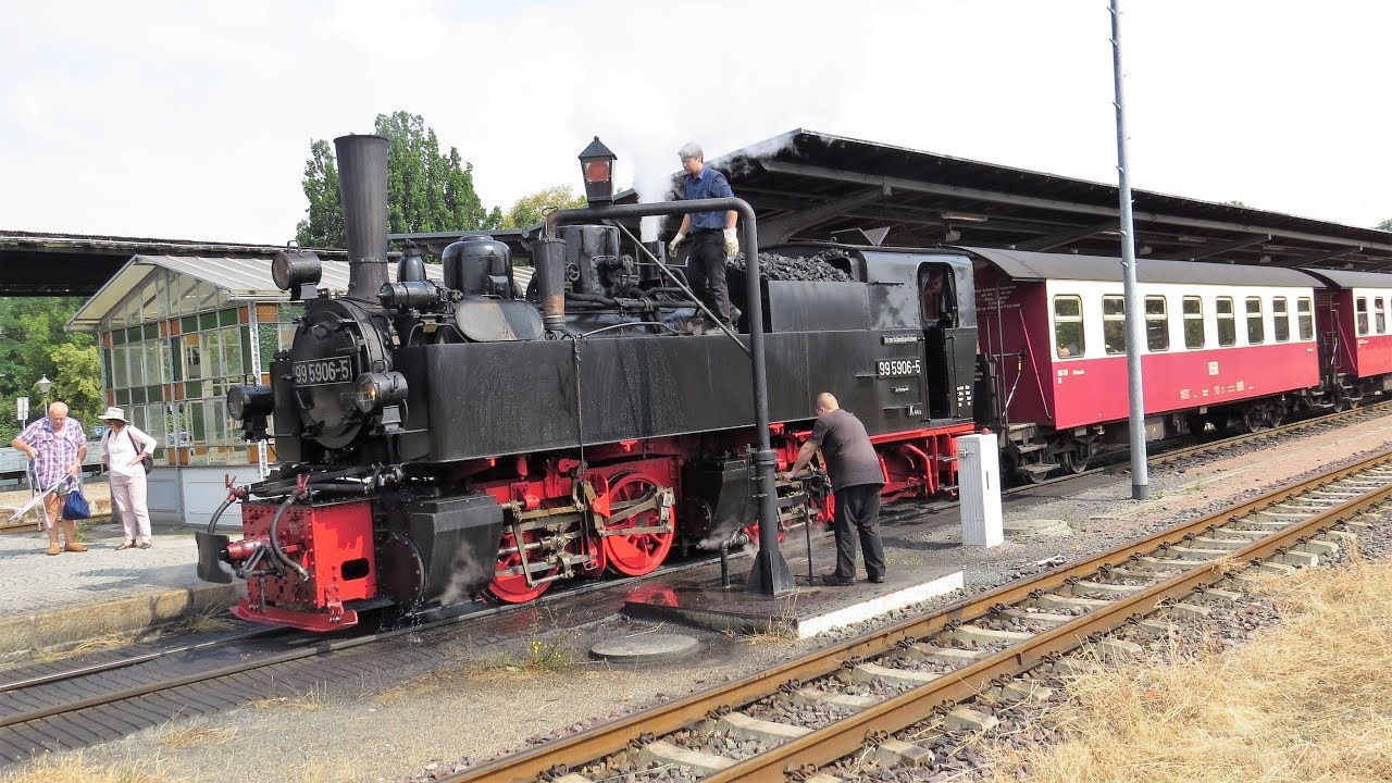 HSB Harz Selke Valley Railway Quedlinburg loco 99-6001 and Mallet 99-5906-5