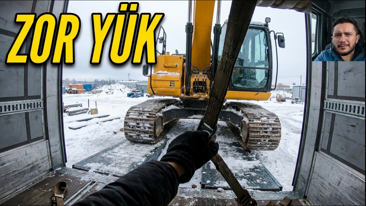 POV: Как погрузить строительную технику на грузовик | Как подключиться?