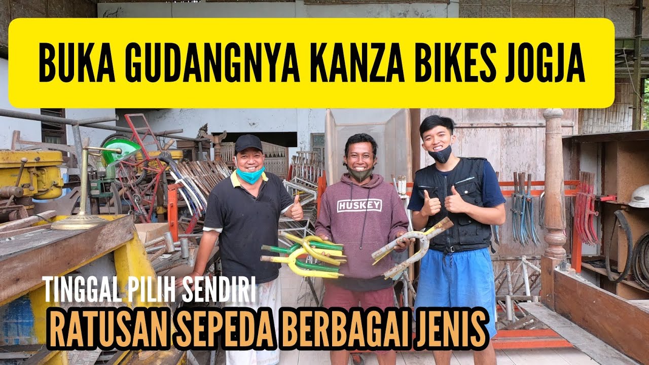 PABRIK SEPEDA TERSEMBUNYI DI JOGJA 1992 | kanza bikes | hartakarun sepeda