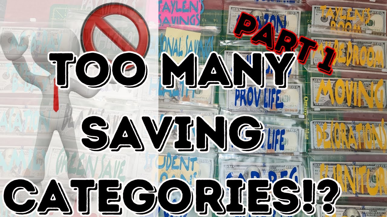 What's the best mix of saving categories? Budget Binder, Cash Stuffing, Envelope, Categories Part 1