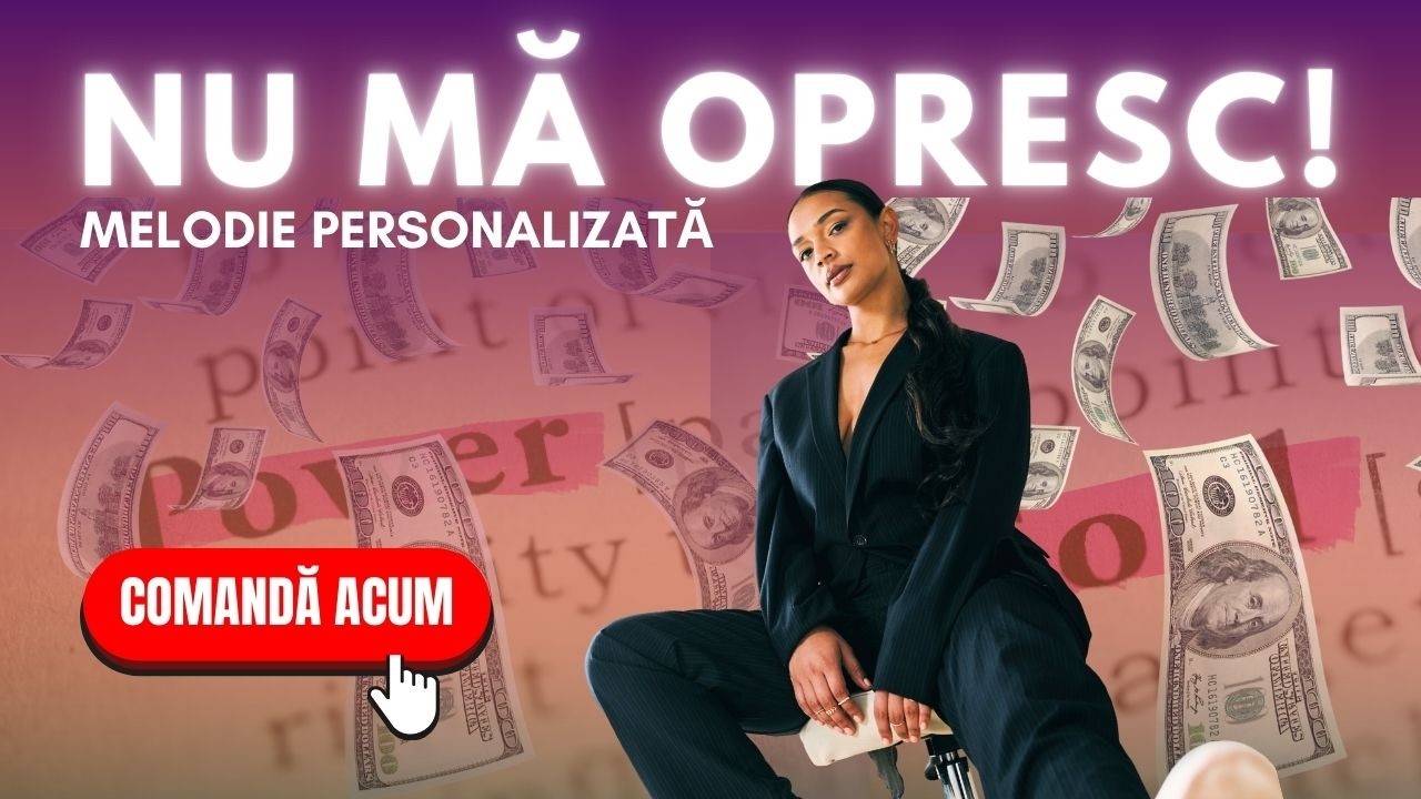 Nu mă opresc - pentru motivație și putere (Melodie Personalizată)