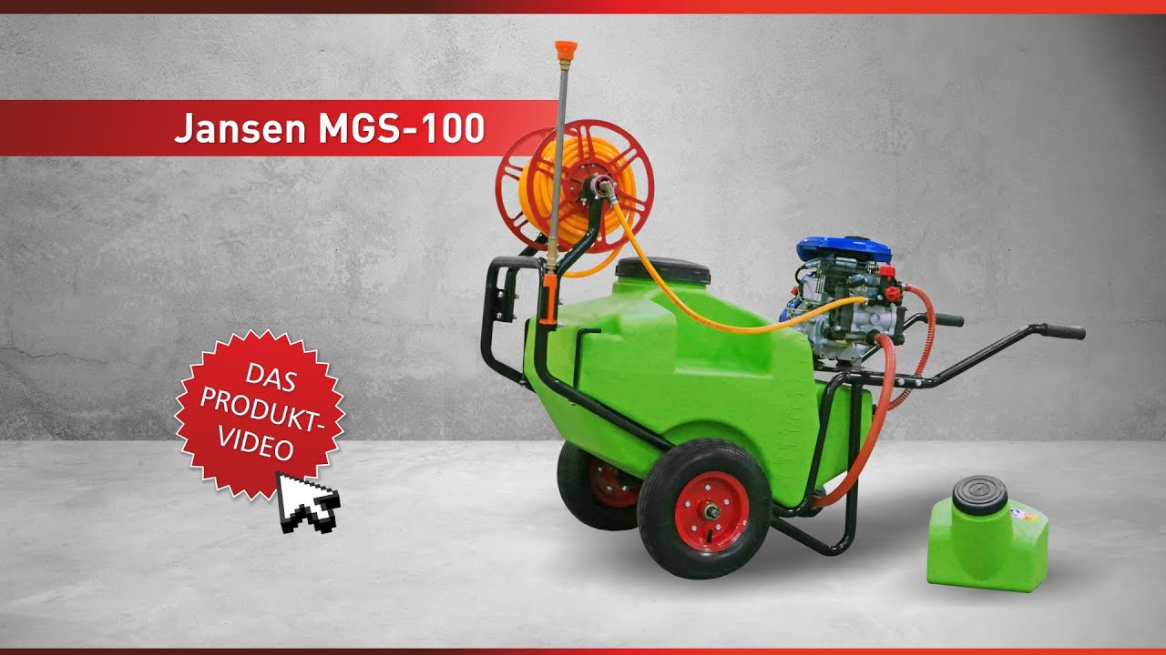 Motorspritze Jansen MGS-100, Sprühgerät, Spritzgerät, Motorsprüher