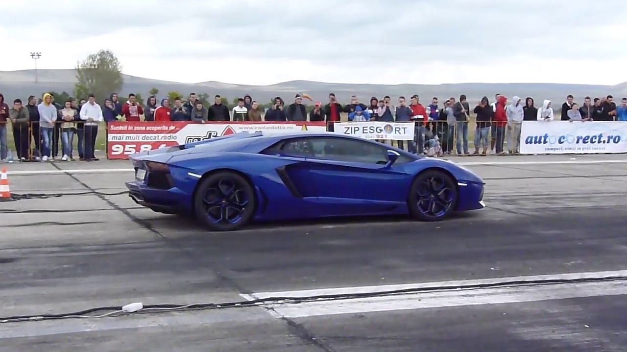 BMW E30 3.2 TURBO 857BHP WPP 10.7 vs LAMBORGHINI AVENTADOR LP 10.6