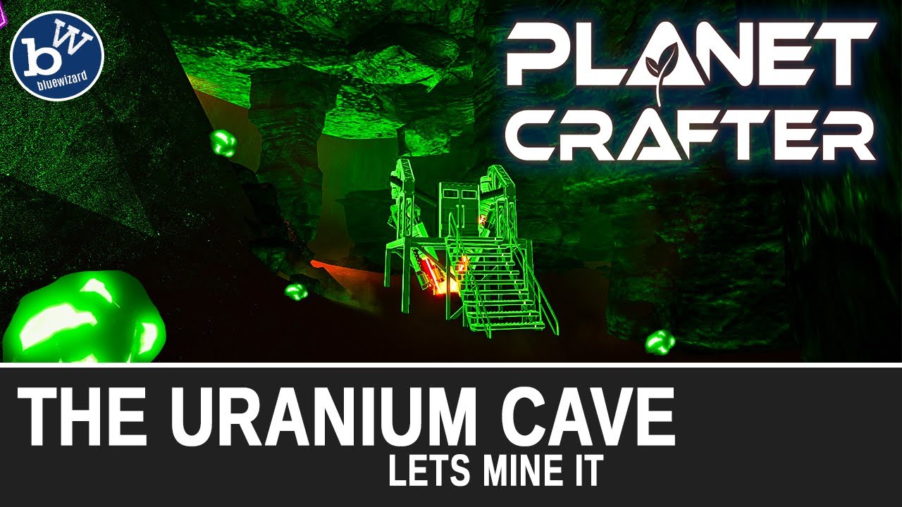 The uranium Cave - Planet Crafter - A survival  game where you terraform a plant