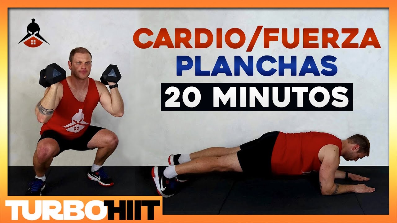 💥 20 Minutos HIIT INTENSO para Quemar Grasa y Tonificar en Casa | Cardio + Fuerza + Planchas