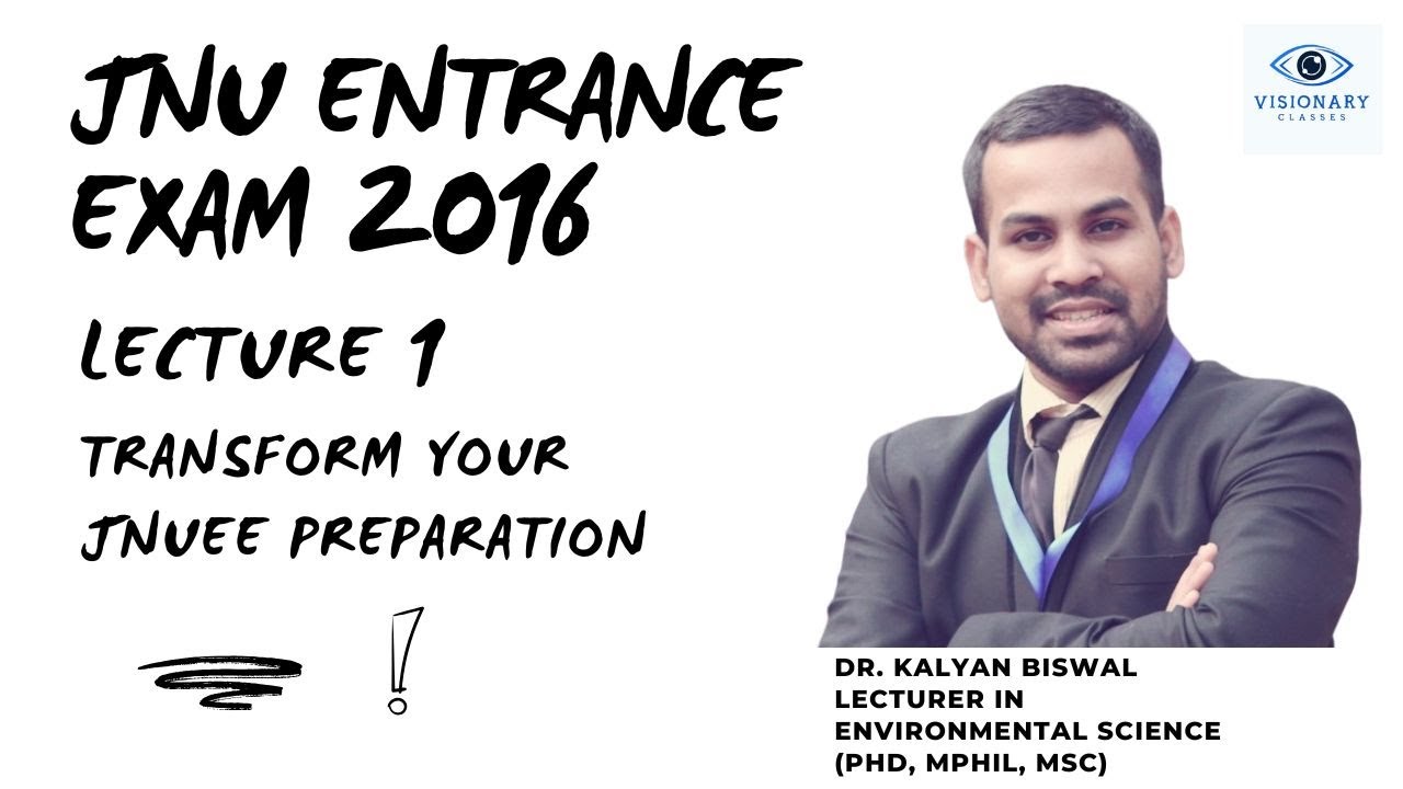 Environmental Sciences | JNU Entrance Exam (M.Sc.) 2016 | Visionary Classes | Lecture 1