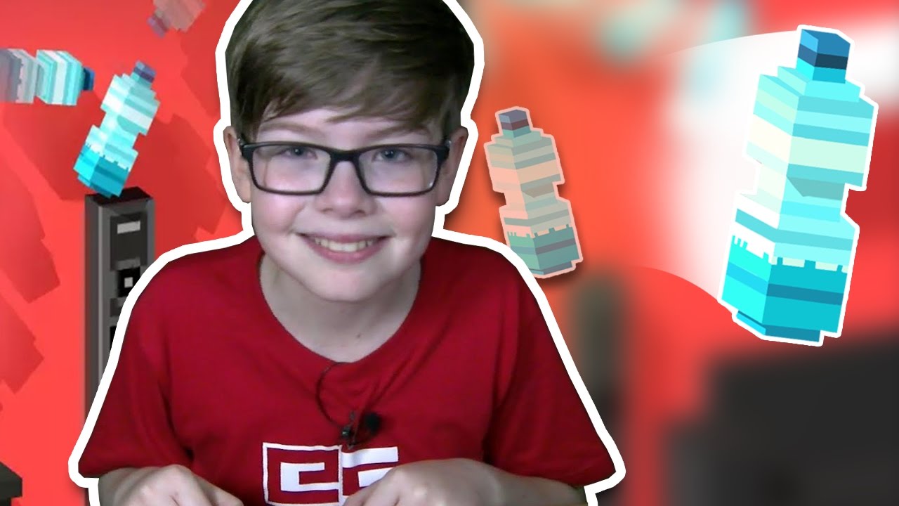 BOTTLE FLIP CHALLENGE!!! | Mobile Game