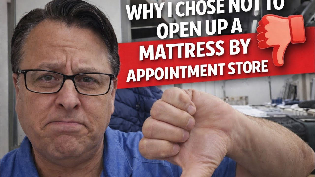 #mattress #business  Why didn't do a Mattress by appointment store instead of retail. Her is why.