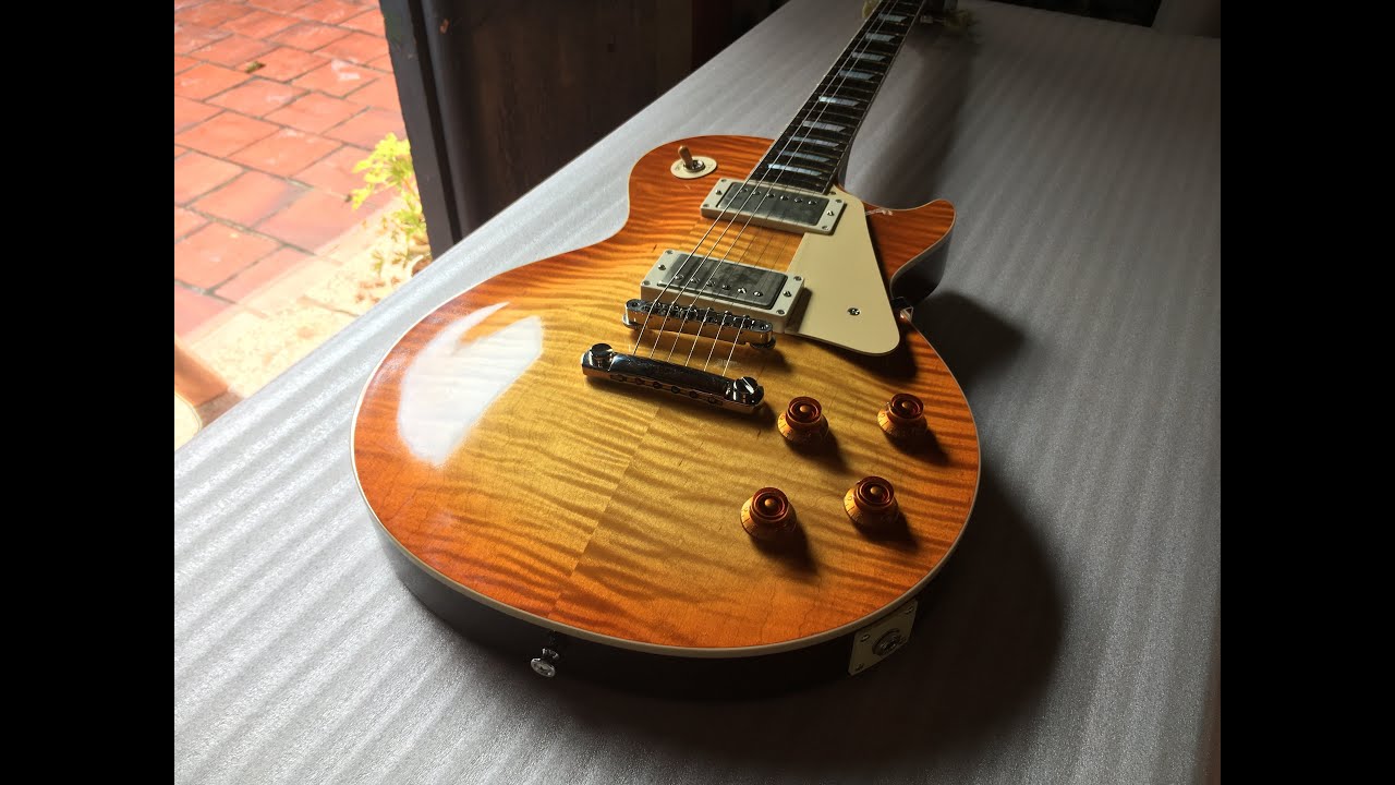 My #2 guitar build from scratch,  Les paul, learn from Kanji Kawabata sensei.