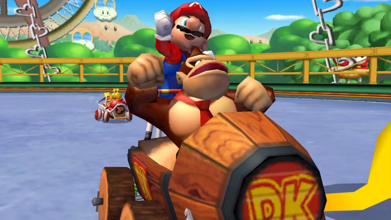 Mario Kart: Double Dash!! - 50cc Mushroom Cup Grand Prix (Mario and Donkey Kong)