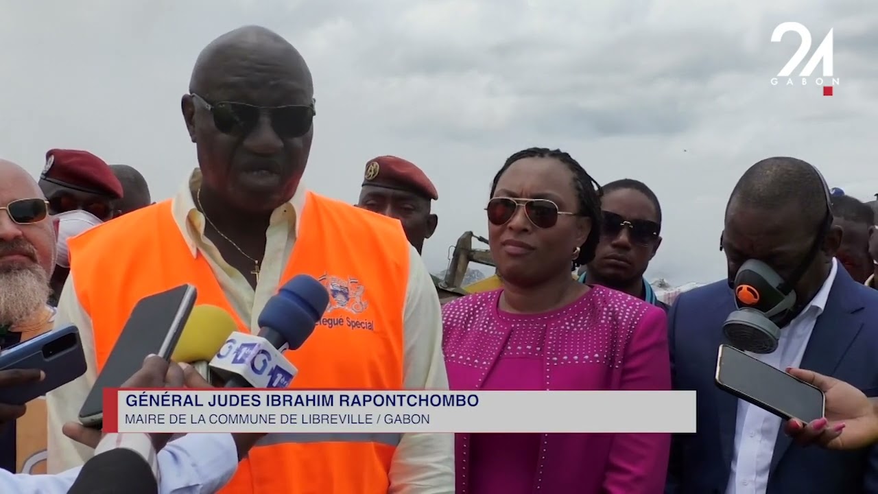 GABON SOCIÉTÉ   DESCENTE DE TERRAIN DU MAIRE DE LIBREVILLE ET CLEAN AFRICA
