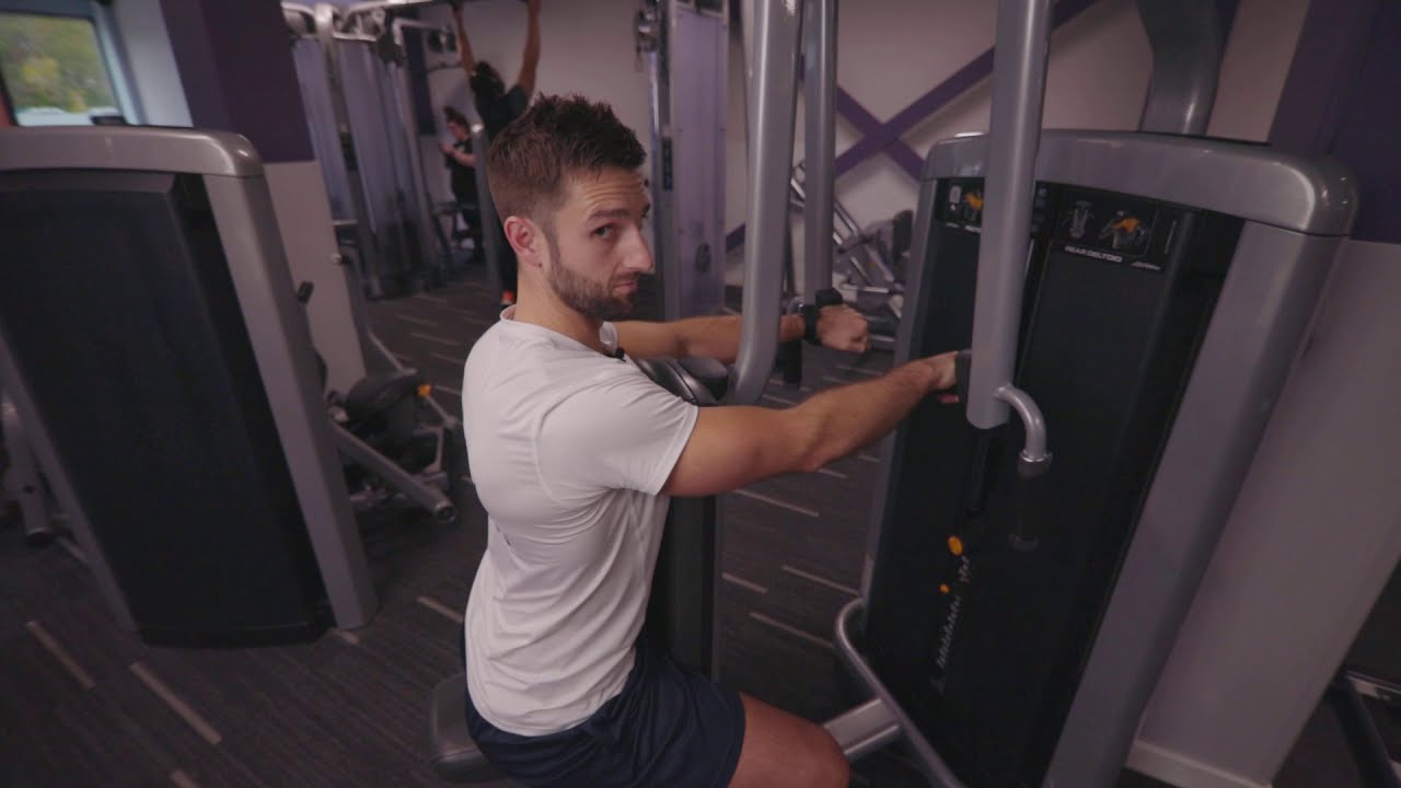 Seated Rear Delt Fly - RCA Fitness