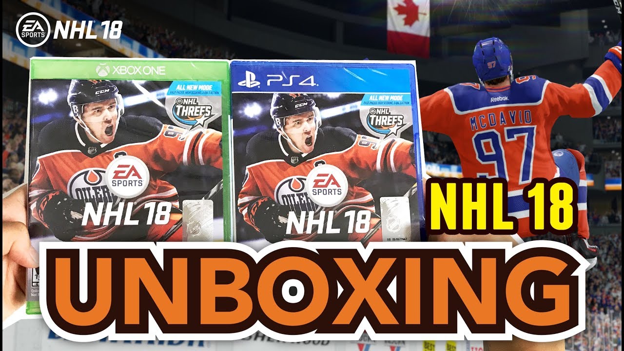 Распаковка NHL 18 (PS4/Xbox One)!!
