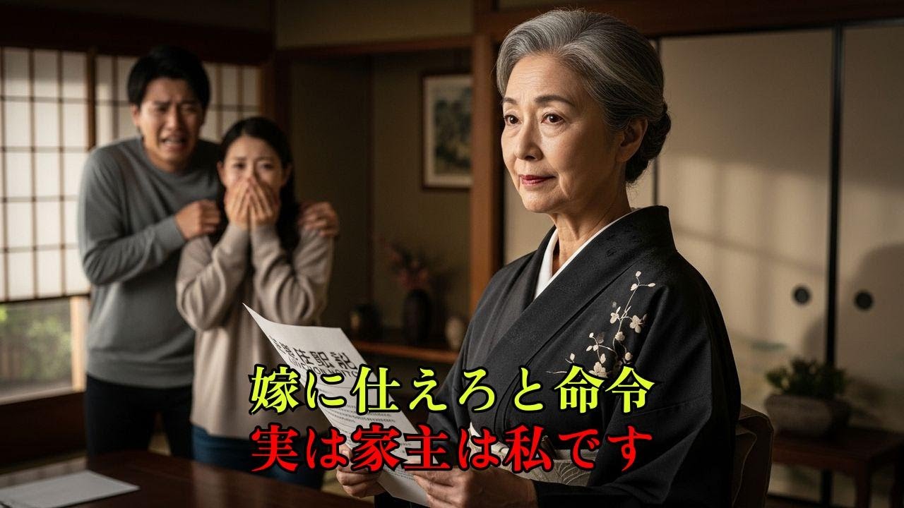 「嫁に仕えるか出ていくか」息子の非情な宣告。家を出た私から届いた”通知”に家族は絶望した