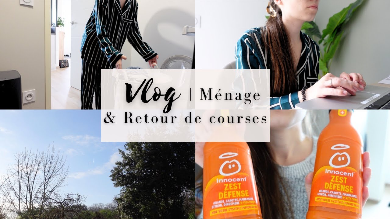 VLOG | Ménage & Retour de courses