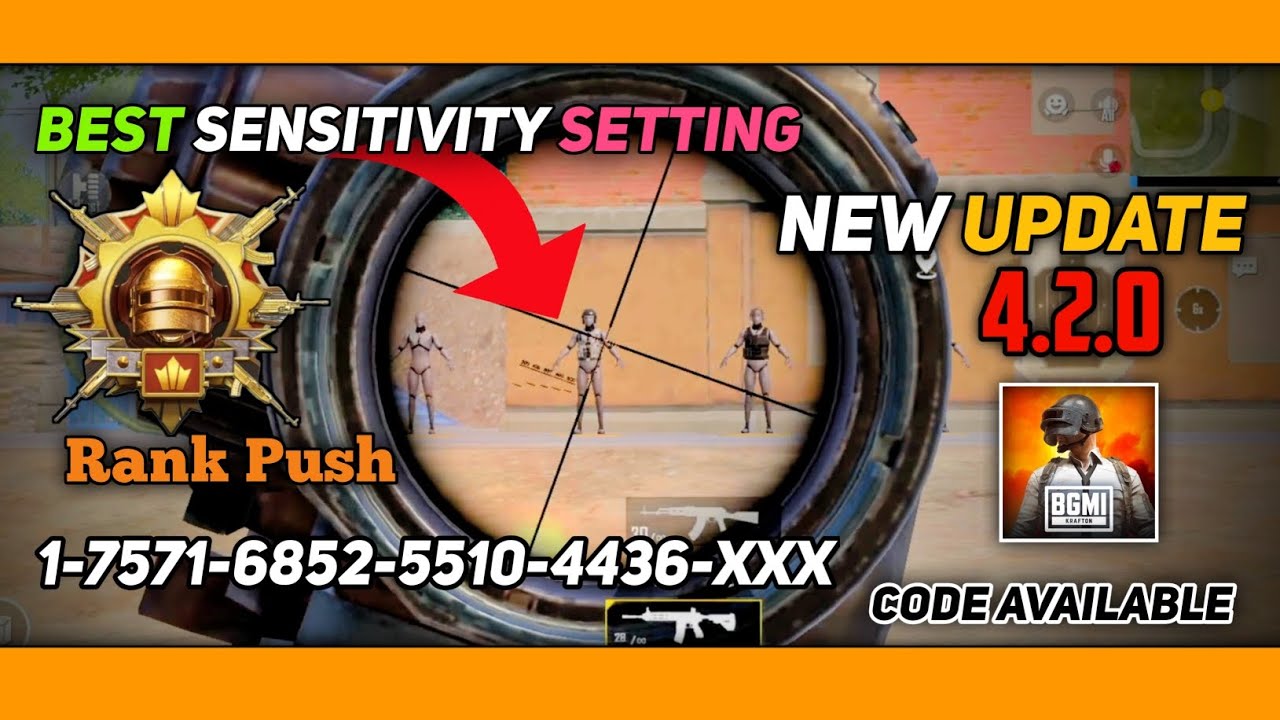 😱 BGMI ZERO RECOIL SENSITIVITY 2026 🔥 | New Update Best Sensitivity 🥵