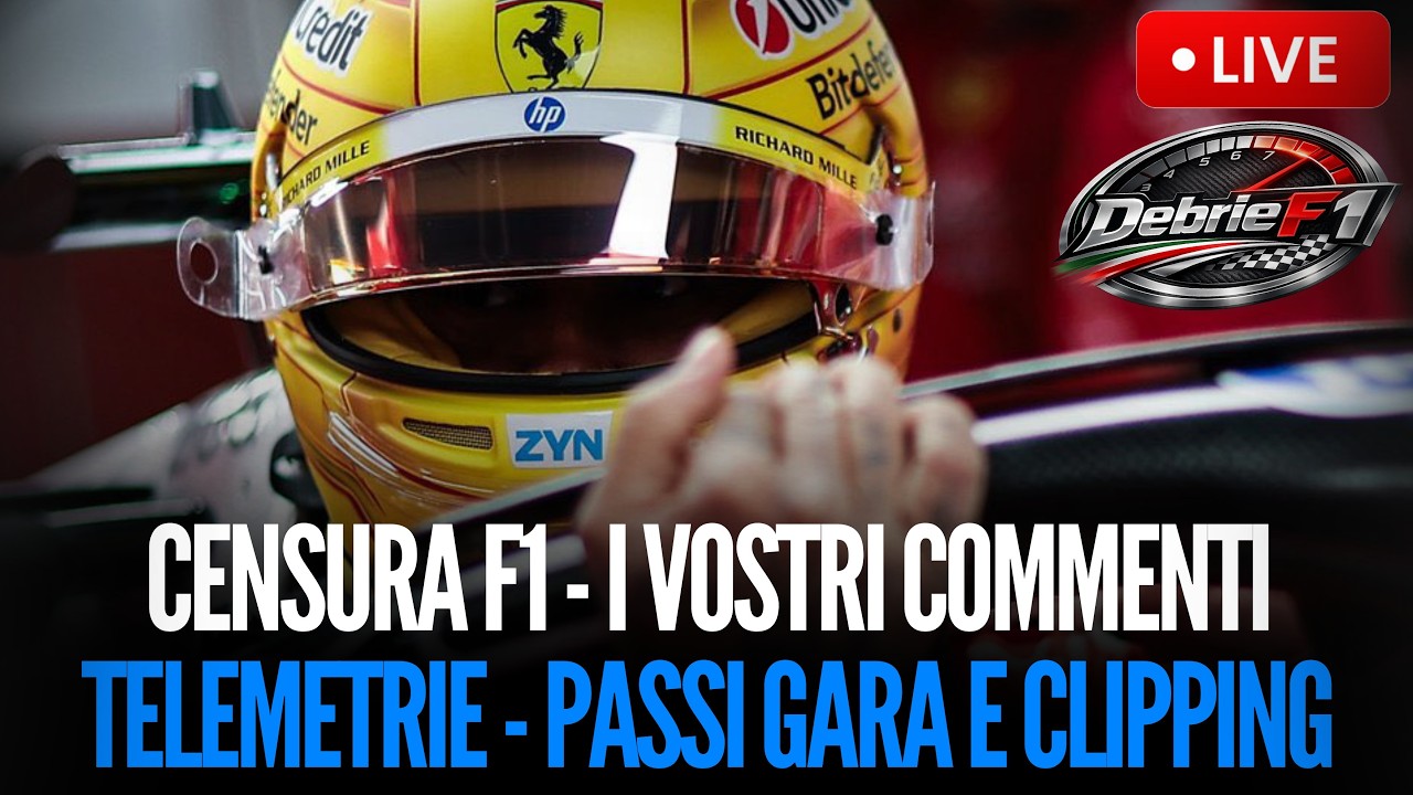 🔴 DebrieF1 GP Melbourne - Cosa ci ha lasciato questa Gara? - NUOVA SERIE!