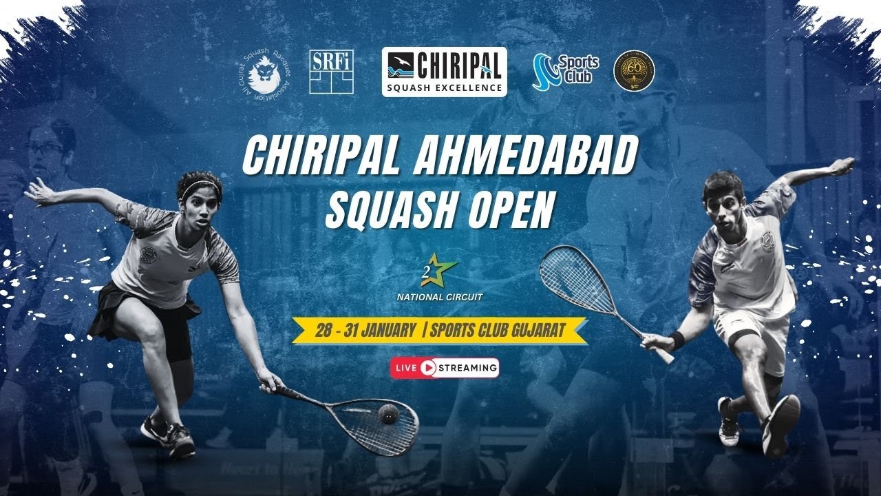 Day 3 - Court 1 - Chiripal - Ahmedabad Squash Open - 2026