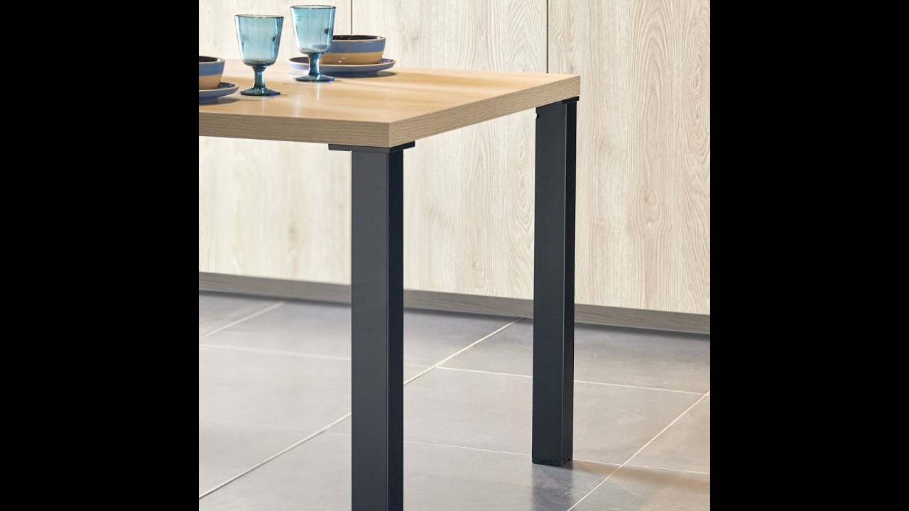 Comment installer, monter un pied de table snack ? (Tuto Rapide & Robuste)