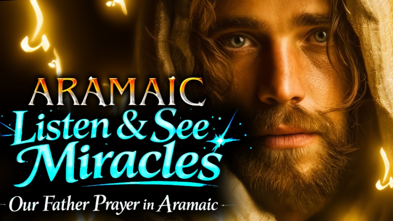 Listen & See Miracles 🕎 Our Father Prayer in Aramaic — Ancient Chant | Jesus Blessings