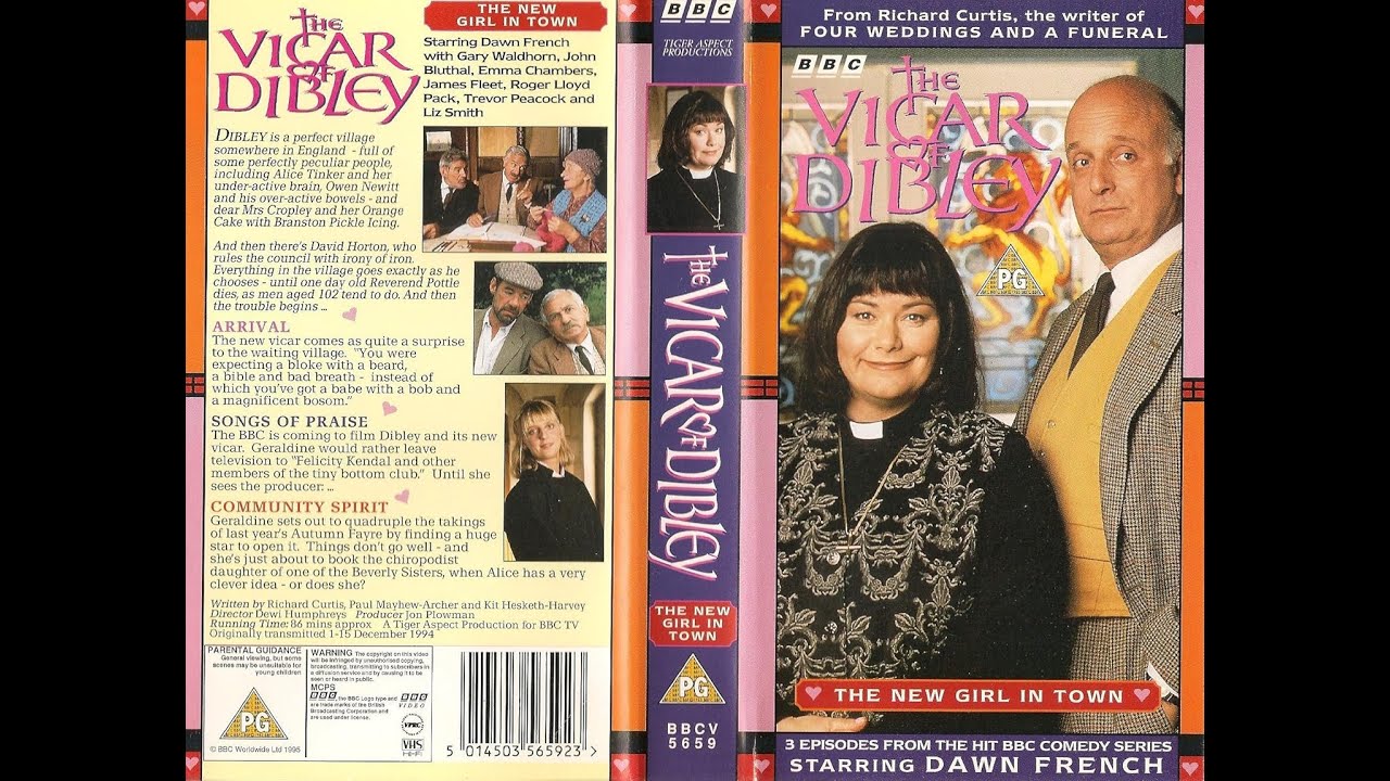 Original VHS Opening and Closing to The Vicar of Dibley The New Girl in Town UK VHS Tape