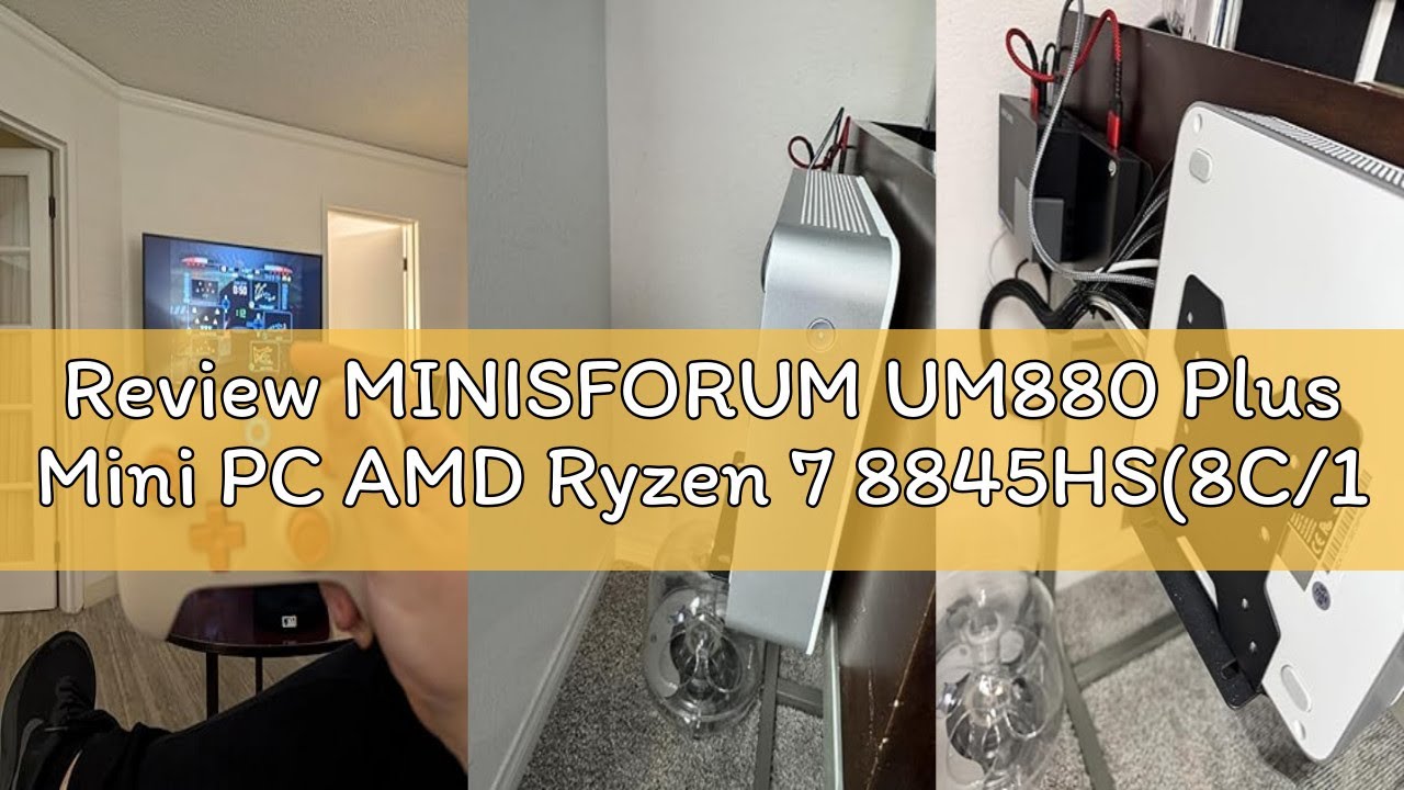 Review MINISFORUM UM880 Plus Mini PC AMD Ryzen 7 8845HS(8C/16T, up to 5.1GHz), 32GB DDR5 1TB PCIe4.0