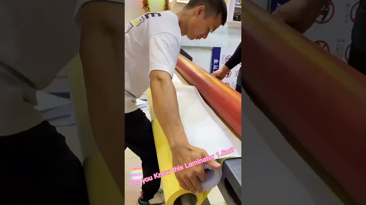 1.6 Meter Large Roll Cold Laminator #lamination #shorts #photography #skills