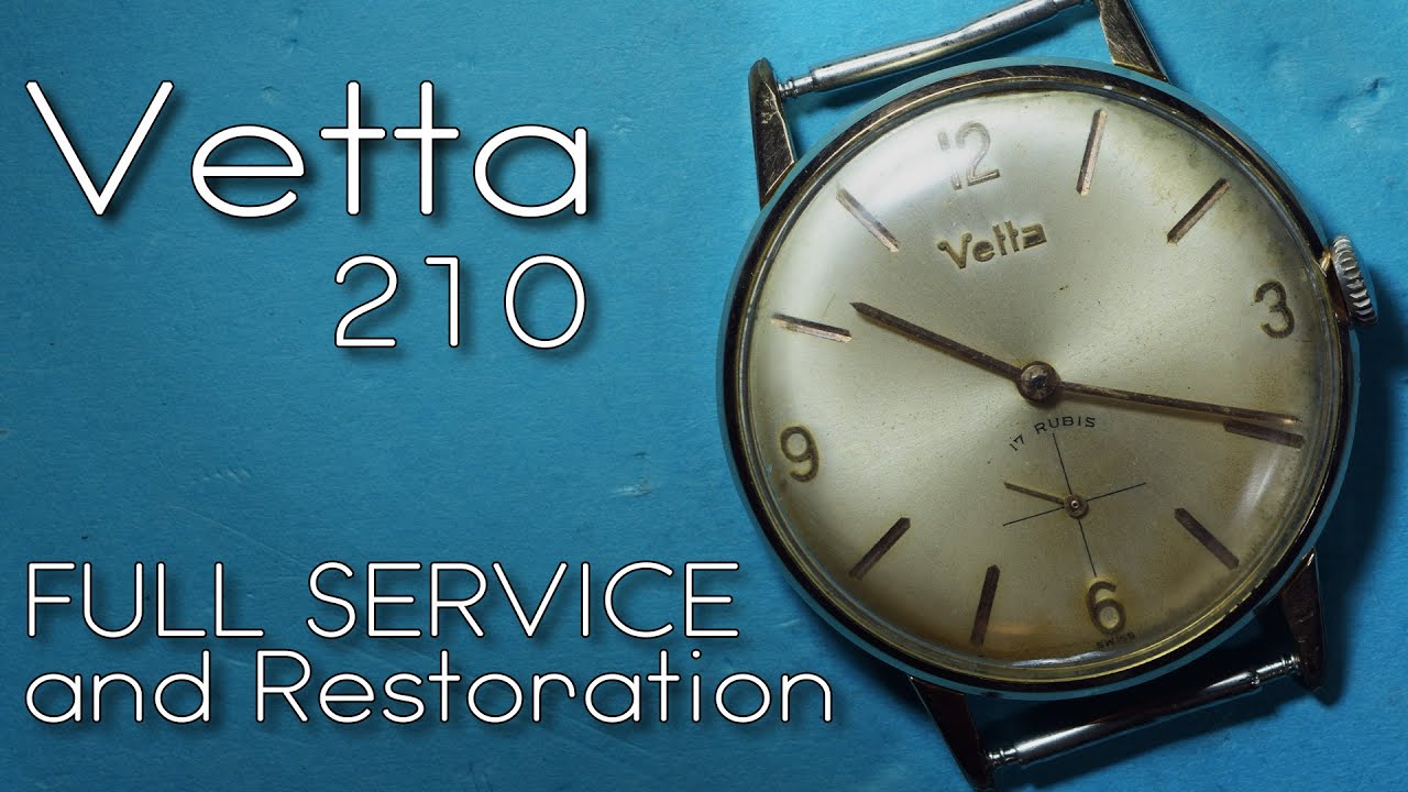 Orologio Vintage Vetta 210 - Rotto chissà da quanto tempo | Riuscirò a riportarlo in vita?