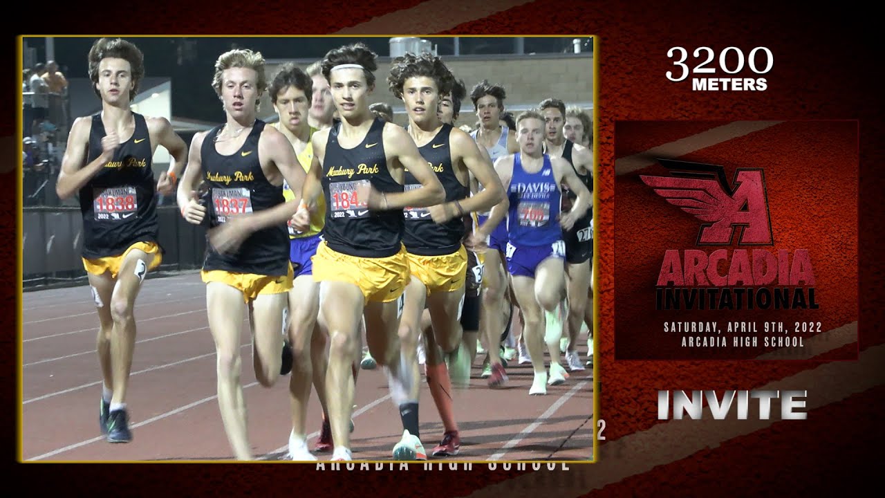2022 TF - Arcadia Invite - 3200 (Boys Invitational)