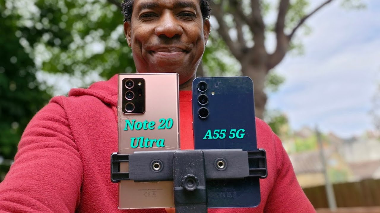 Тест камер Galaxy A55 и Galaxy Note 20 Ultra.