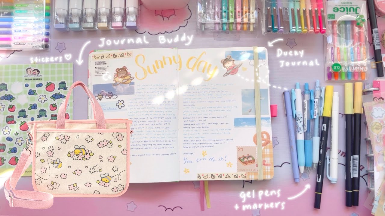 🌸 A must have for Journaling! 🌸 What is in my new Journal Buddy! ft. Hubman+Chubgirl Store!