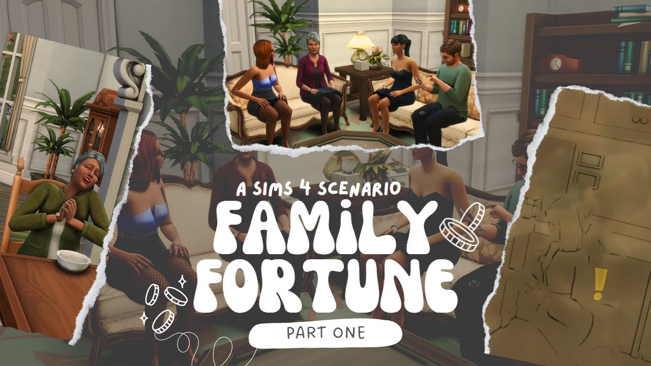 introducing the squabbling landry family 💥 || FAMILY FORTUNE Scenario || Part 1 || The Sims 4 LP