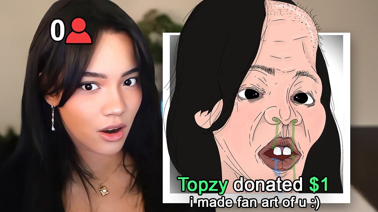 I Sent Cursed Fan Art to Streamers With 0 Viewers