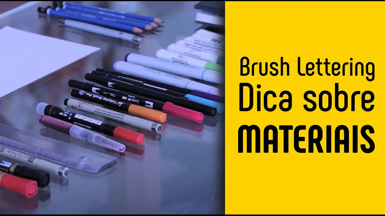 Dica Sobre Materiais Para Caligrafia e Lettering