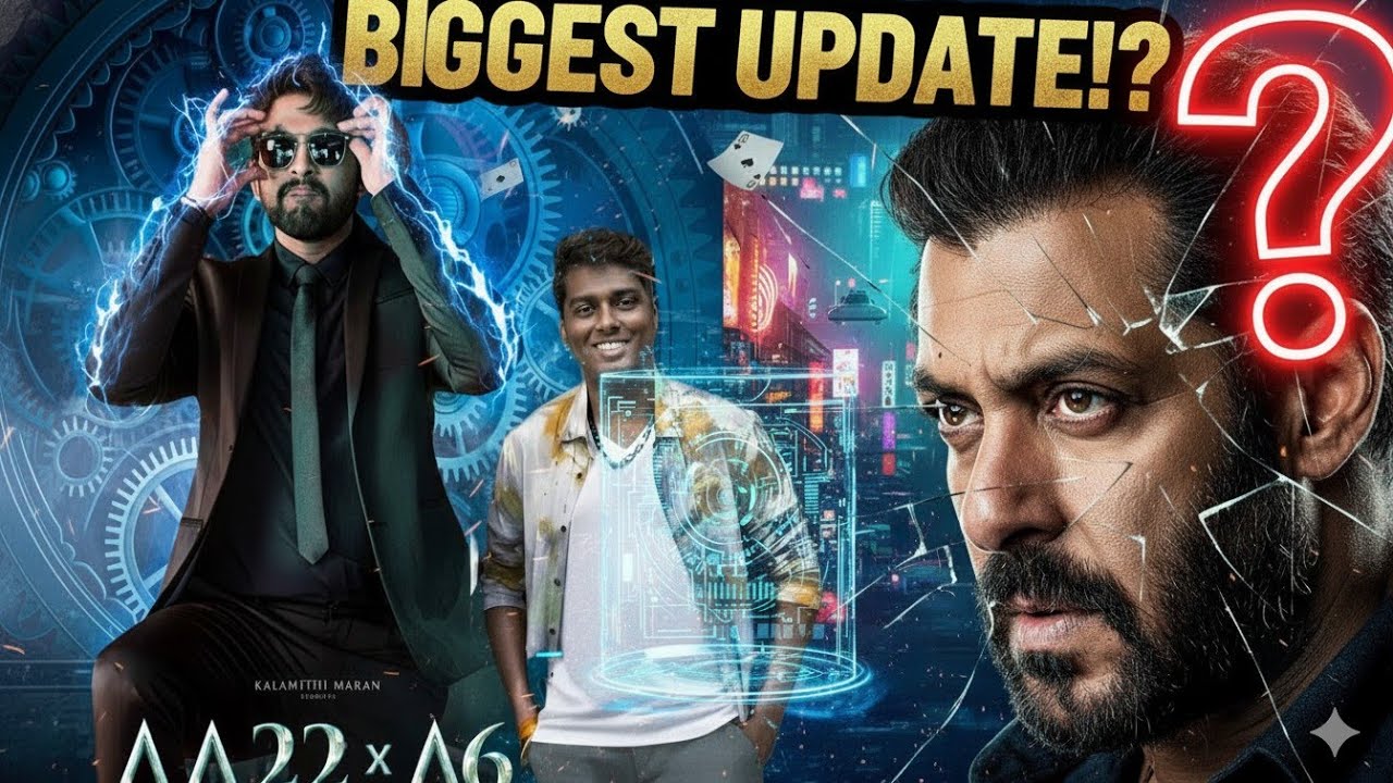 Salman Khan vs Atlee vs Allu Arjun ! Allu Arjun AA22xA6 Biggest Update | Atlee Salman Announcement 