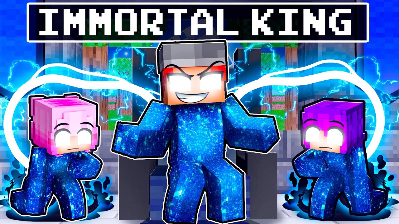 Becoming a IMMORTAL KING in Minecraft!