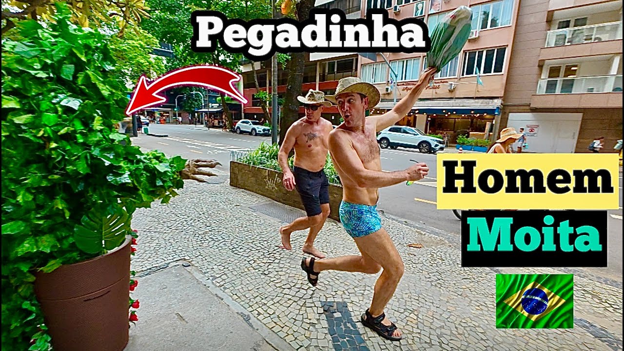 Pegadinha: Eles não vão querer voltar pro Rio de Janeiro depois do susto - Bushman Prank