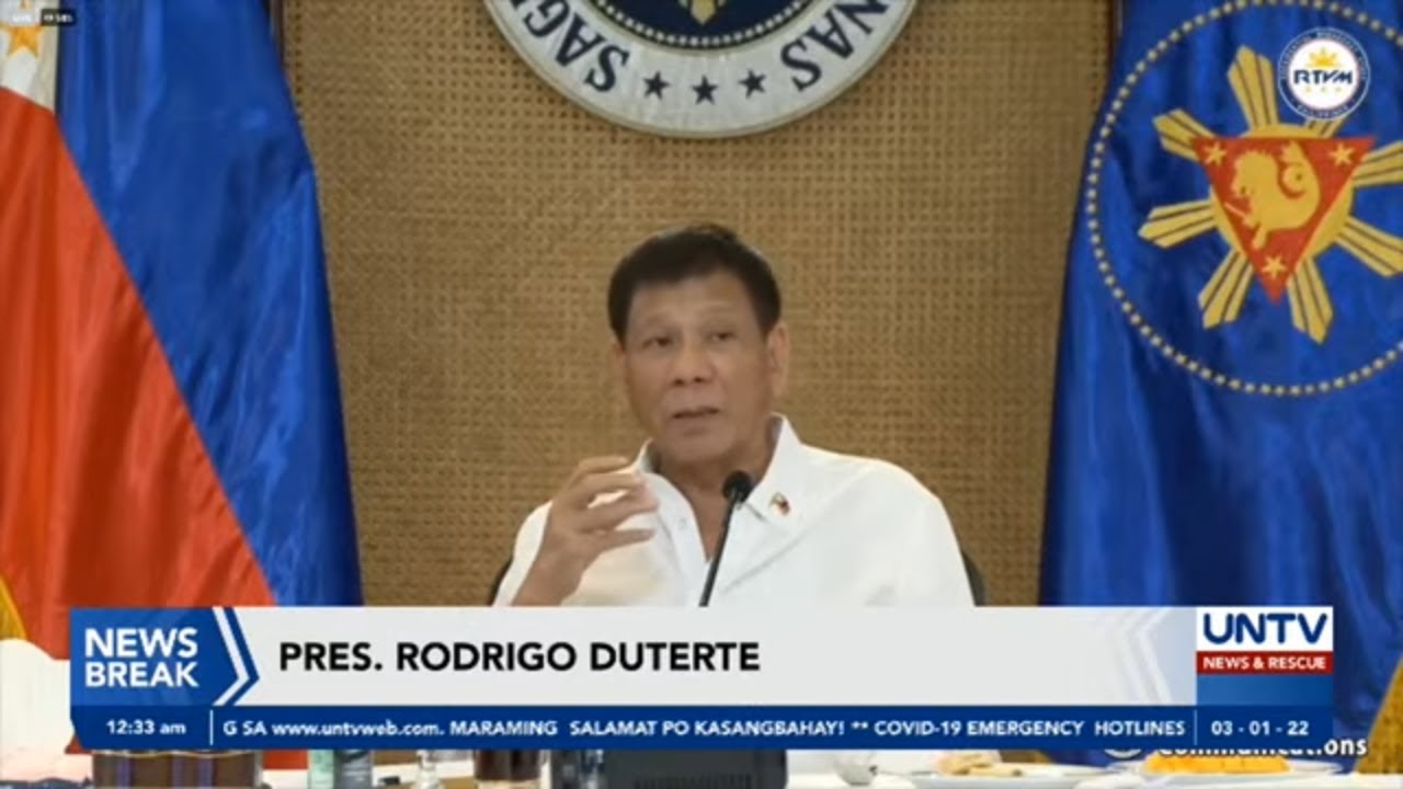 President Rodrigo Duterte Addresses the Nation | February 28, 2022