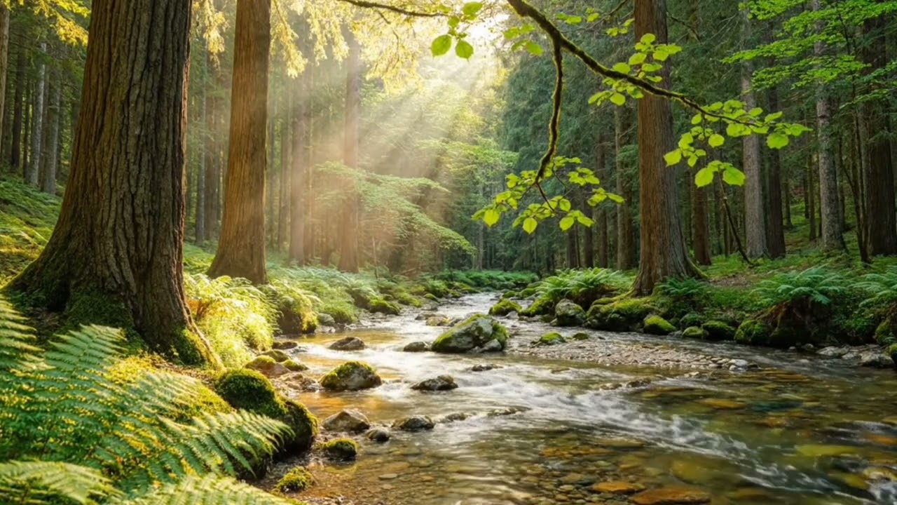 Nature Sounds for Focus: Ambient Forest Sounds & Soft Bird Sounds | Study Music